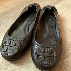 Black Tory Burch Size 6 Ballet Flats